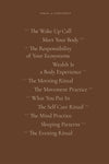 The e-book's table of contents