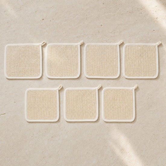 O pack de sete The Wash Cloth, um para cada dia