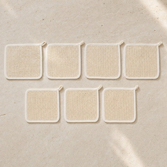 O pack de sete The Wash Cloth, um para cada dia