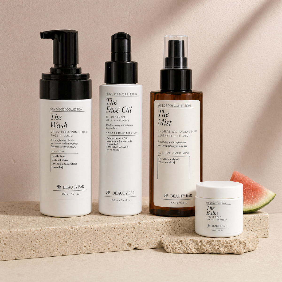 The Face Ritual with the Watermelon mist